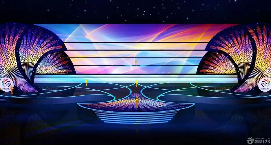 现代风格舞台设计图