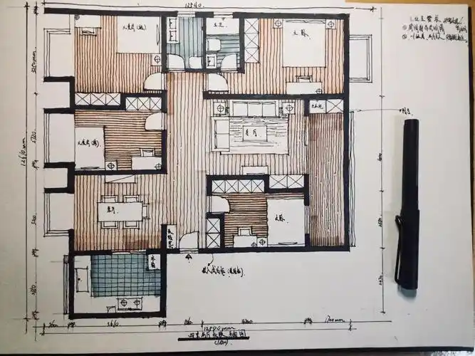 手绘方案草图!-建e网设计资讯-室内设计行业头条资讯新闻网站