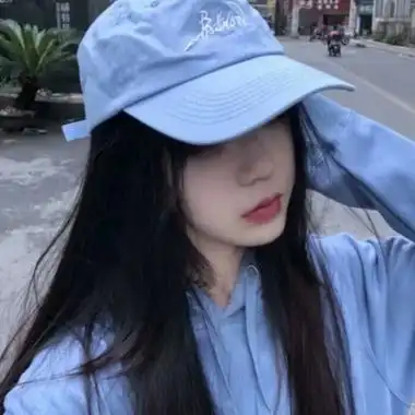 仙气蓝色系女生头像真人高清好看的浅蓝色系女生头像真人图片