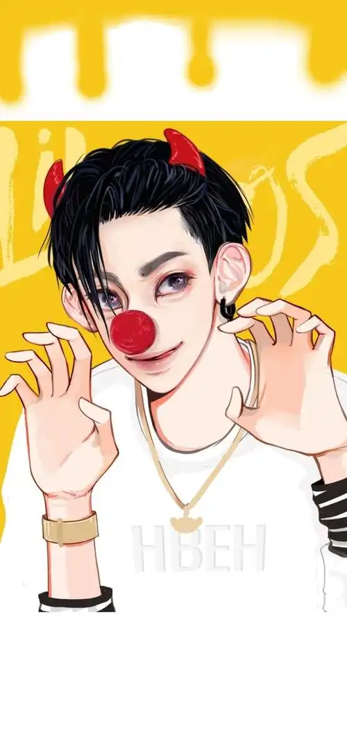 小鬼王琳凯自制的壁纸原图来自微博@光速感染快乐病毒