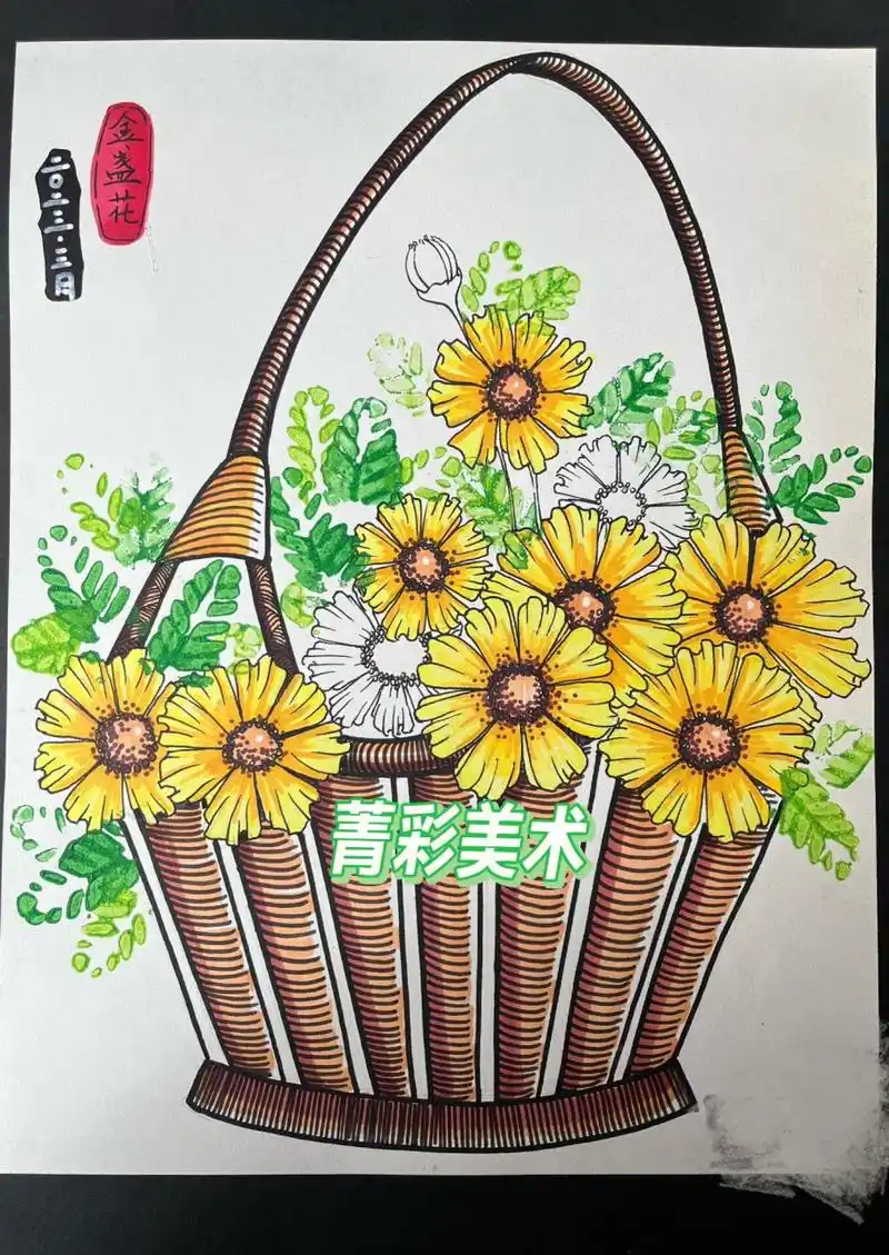 适合10至15岁小朋友画的创意画