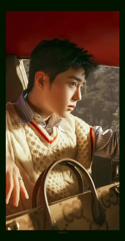 肖战大秀背影海报##肖战##肖战gucci品牌代言人##古驰2023春夏系列大