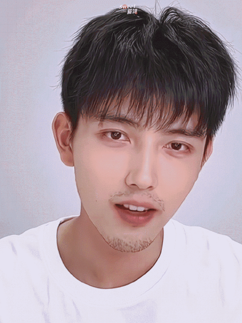 陈飞宇拍戏新角色留胡子啦,清清爽爽的帅哥留胡子后一整个感觉不一样