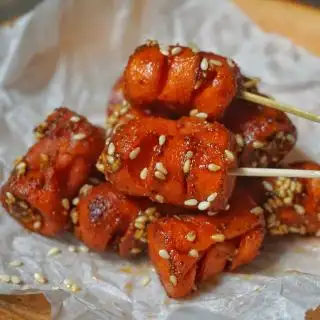 小时候的炸香肠