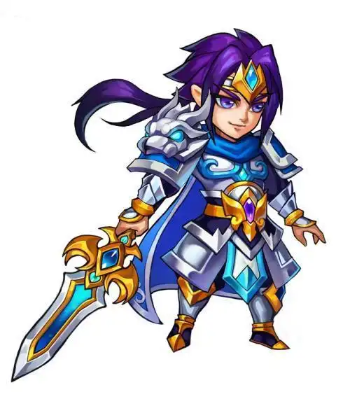 赵子龙的头像简笔画