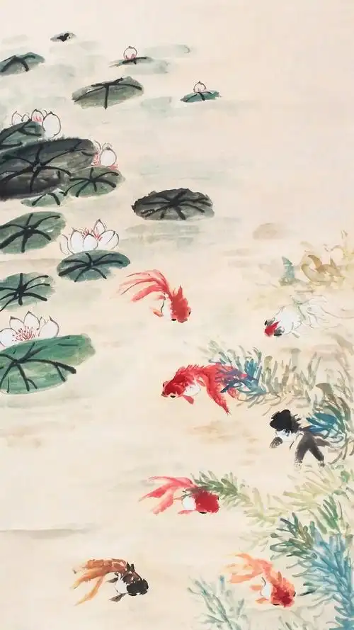 唯美国风水墨画手机壁纸