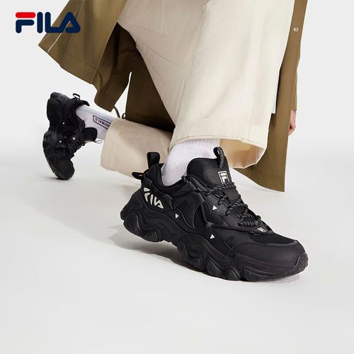 斐乐(fila)休闲鞋猫爪鞋5代运动鞋2024春季新款男鞋老爹鞋 黑-bk 42