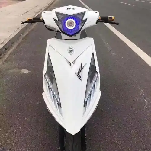 2022特惠全新款雅马哈鬼火白幽灵三代省油代步踏板125cc摩托车省油