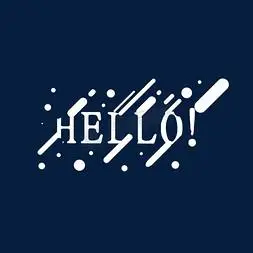 浅色滴落状创意英文单词hellopng图片