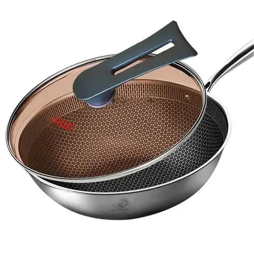 康巴赫第二代蜂巢304炒锅