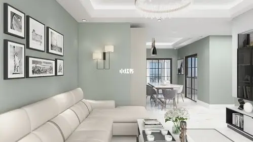 因为客厅墙壁是整个家居视觉面积最大的部分,墙漆的颜色也是整个家的