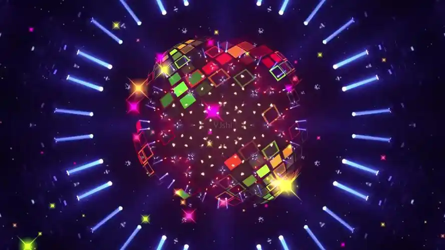 经典老上海夜上海爵士音乐灯光背景