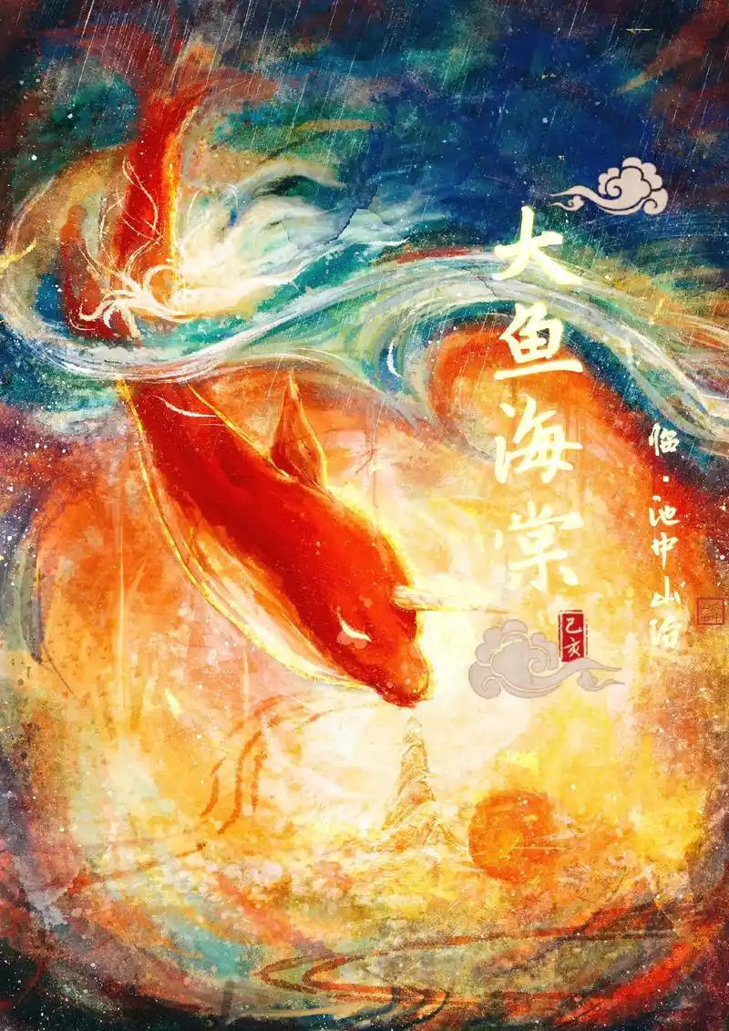 临摹一张大鱼海棠的海报吧~作为练习#大鱼海棠 #海报 #插画 - 抖音