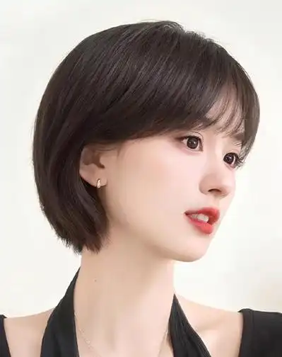 【假发女片头顶补发】真发自然前额高颅顶无痕遮白发八字刘海发片