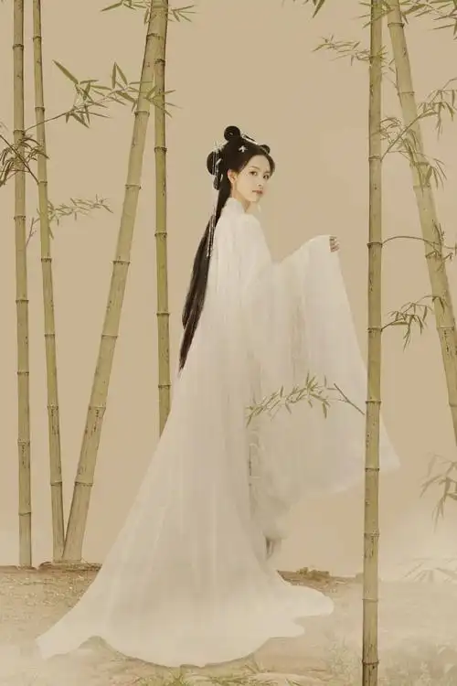 陈都灵古装写真 一袭白衣仙气飘飘_凤凰网时尚_凤凰网