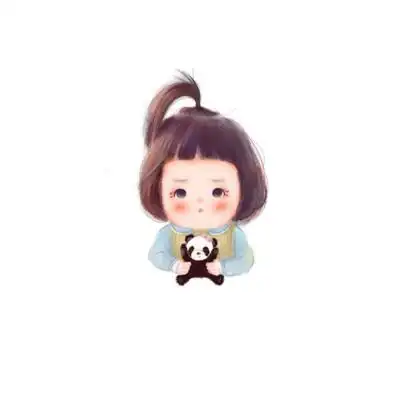 我是小可爱,呆萌可爱q版萌娃小孩子qq头像图片