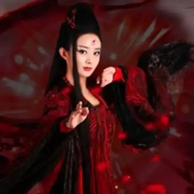 【图】花千骨成魔剧照图片欣赏 来看霸气妖媚的她!