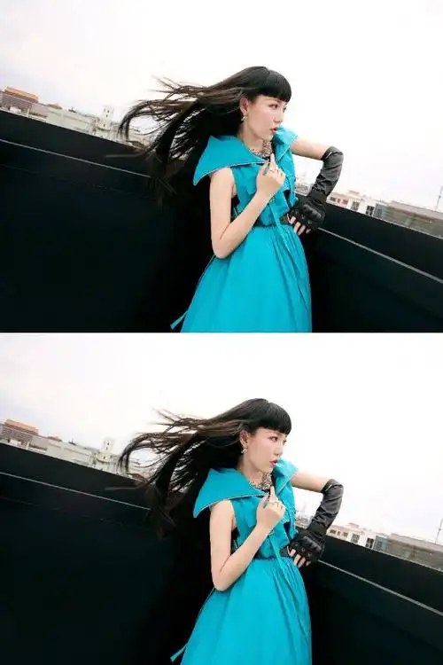 吴莫愁地铁经典海报再现##吴莫愁发糖