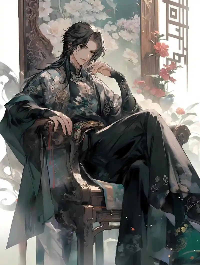 古风霸气帅哥 #二次元# #ai共创计划# #ai绘画