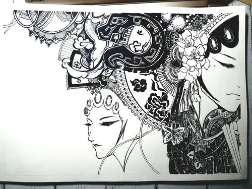 第十三幅古风花旦