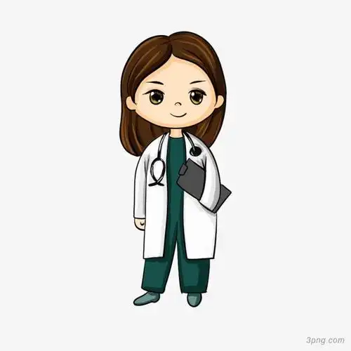 卡通医生png素材透明免抠图片-卡通手绘