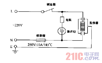 金豪cbj128-b多用不粘电热锅电路图