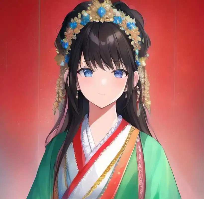 有趣表情:好看的古风动漫美女头像表情手机壁纸,犹如美丽的公主#动漫