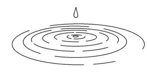 池塘涟漪简笔画忘羡简笔画黑白水的涟漪简笔画夏日清空的涟漪可爱简笔