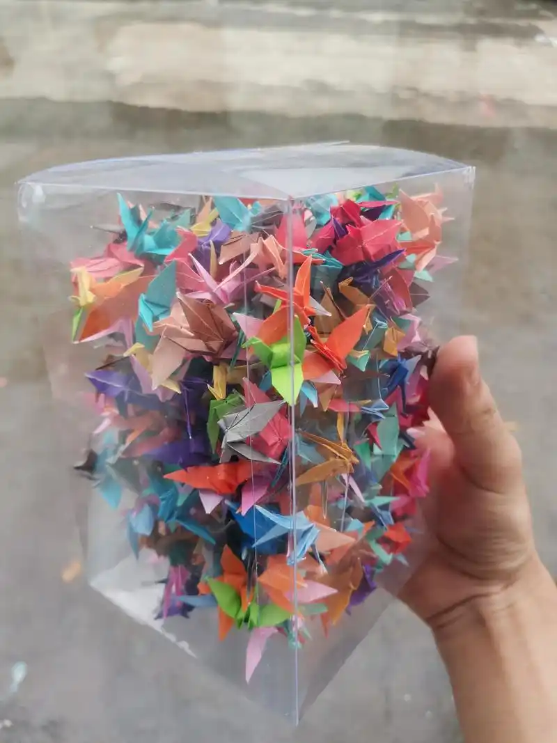 1000个千纸鹤在路上了