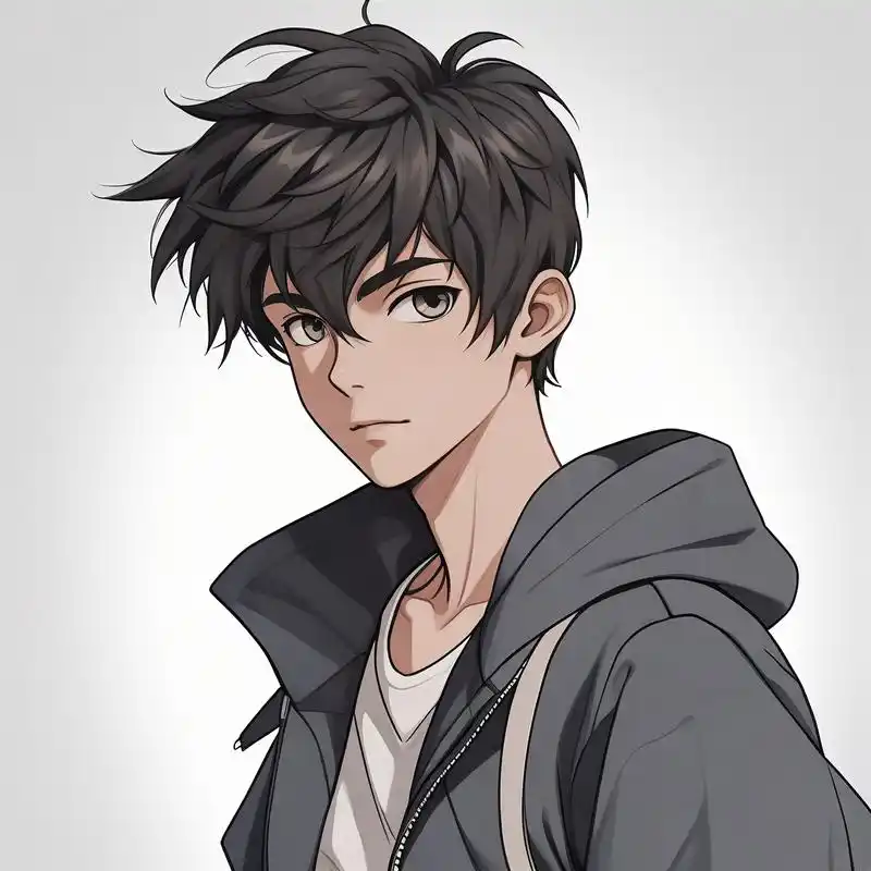 90 帅气冷酷男生漫画头像 96