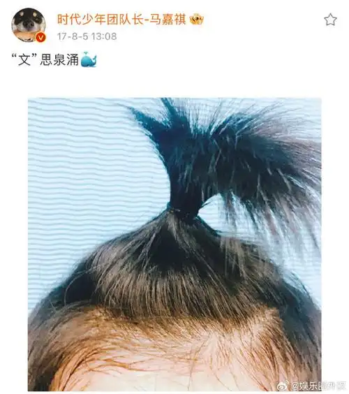 马嘉祺倔强的呆毛