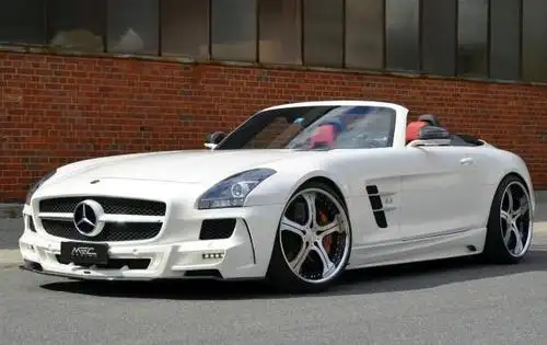 mec设计改装奔驰slsamg敞篷超级跑车美图欣赏