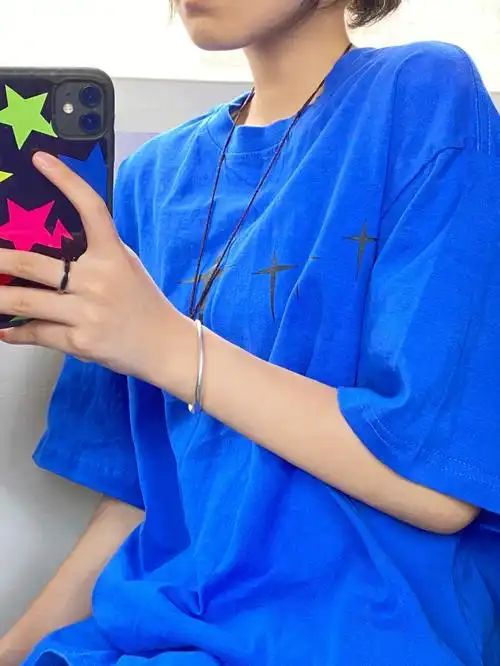 宝蓝短袖🔵几十块我真的爱!!!