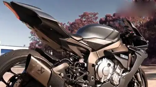 雅马哈r1&天蝎排气,水泥灰配色战斗值激增