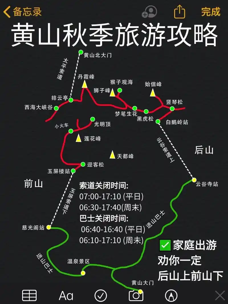 黄山旅游一篇秒懂73前山还是后山上71.