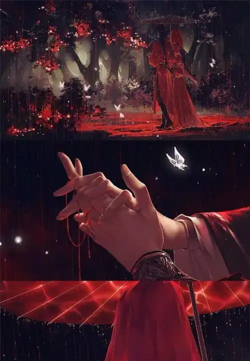 红色的场景以黑色的背景打底,会显得整个场面更加的暗黑系!