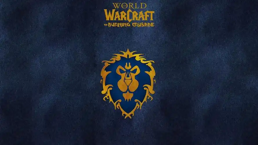 8k魔兽世界wow联盟旗子战旗标志logo超高清壁纸