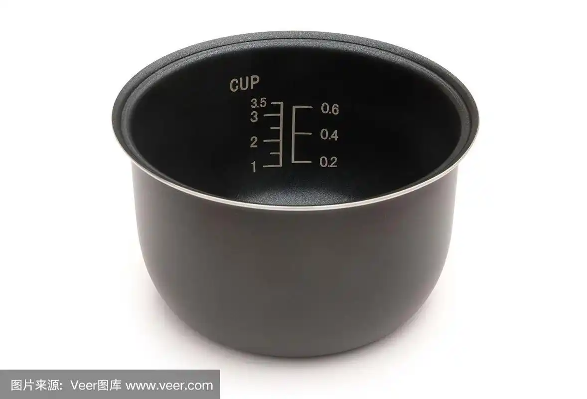 电饭锅内锅有刻度,带有剪切路径