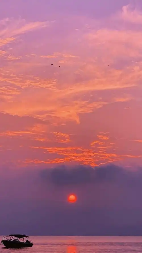 秀美日落黄昏自然风景手机壁纸