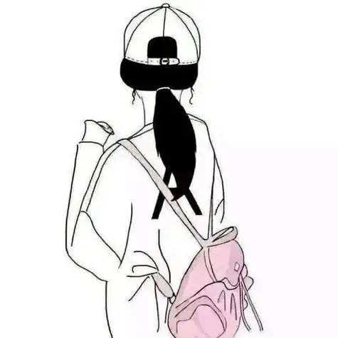 女孩背影简笔画 女孩背影简笔画图片大全