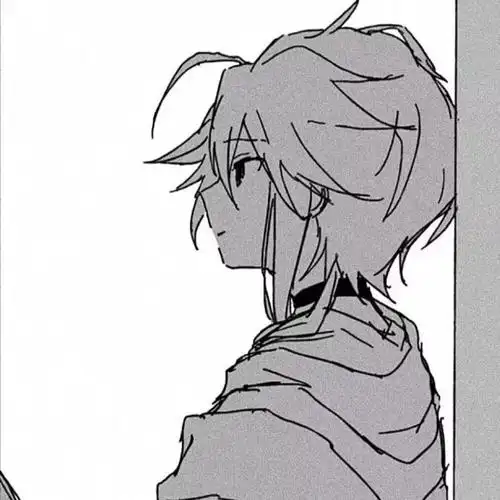 黑白动漫男头yyds.