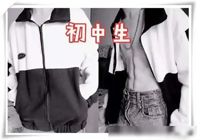 同样是秀腹肌,小学生对比中学生,网友:最后一张是要做烤肉嘛?