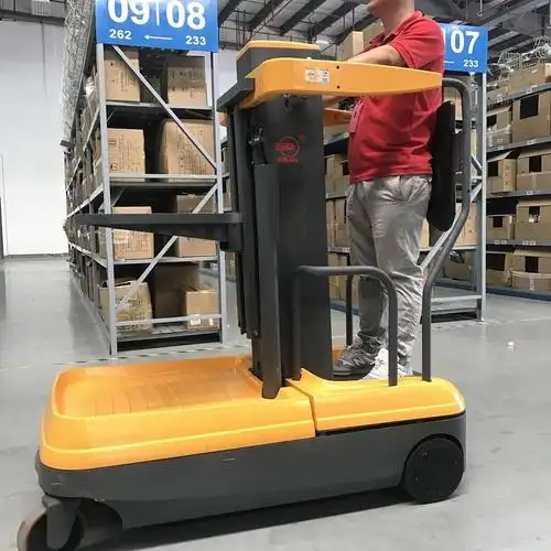 山东泰安销售西林仓储拣选车 高空货架取货车