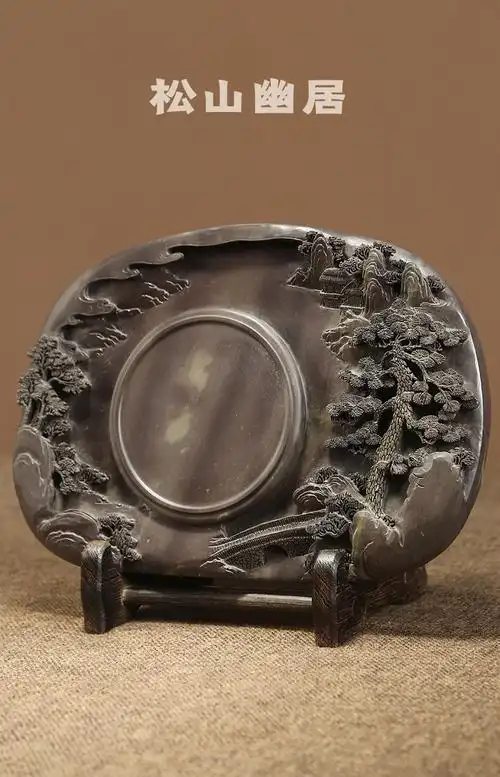 2022新款端溪砚师傅 孤品手工砚台非物质文化遗产肇庆端砚天然原石文