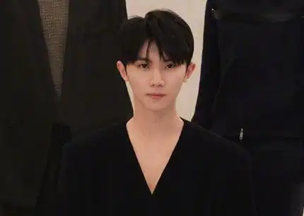 马嘉祺深v造型##马嘉祺黑色v领造型