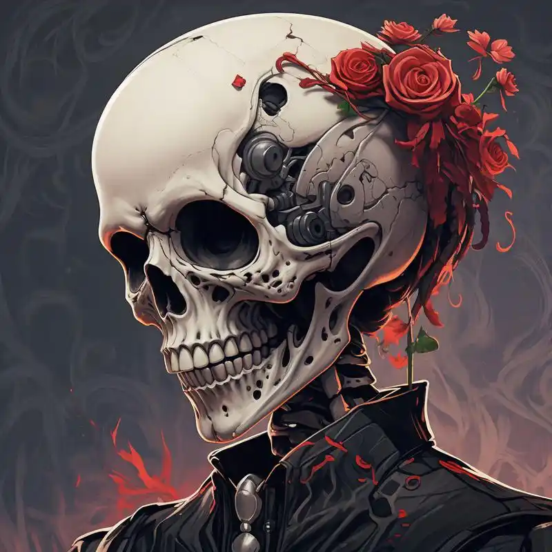 92霸气骷髅头像集97 想要换个霸气侧漏的头像吗?