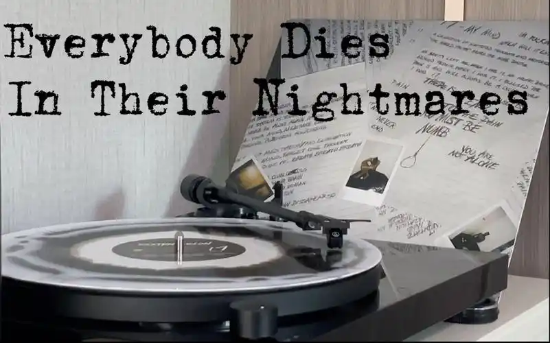 dies in their nightmares|xxxtentacion黑白晕染唱片