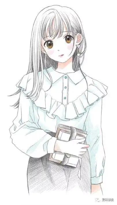 上周活动结果丨头发是本体教你画一个软萌的二次元小姐姐