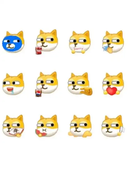 最全狗头表情yyds