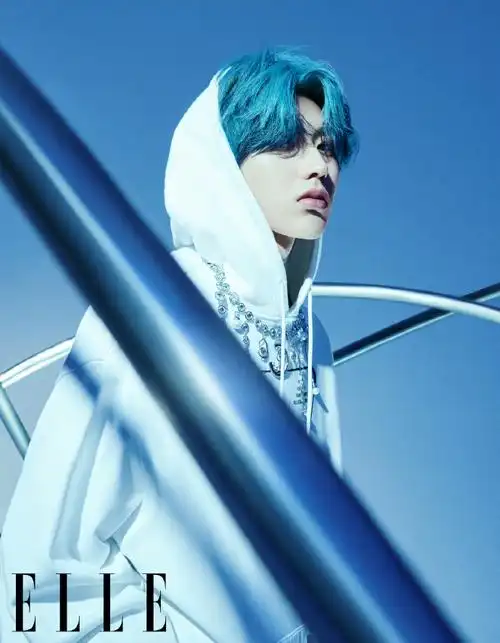 蔡徐坤蓝发##蔡徐坤蓝色时刻